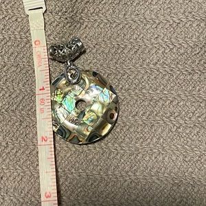 Abalone shell slide pendant